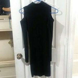 Long sleeve knit dress